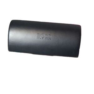 Hugo Boss Black sunglasses case clamshell black unisex eyeglass sunglasses